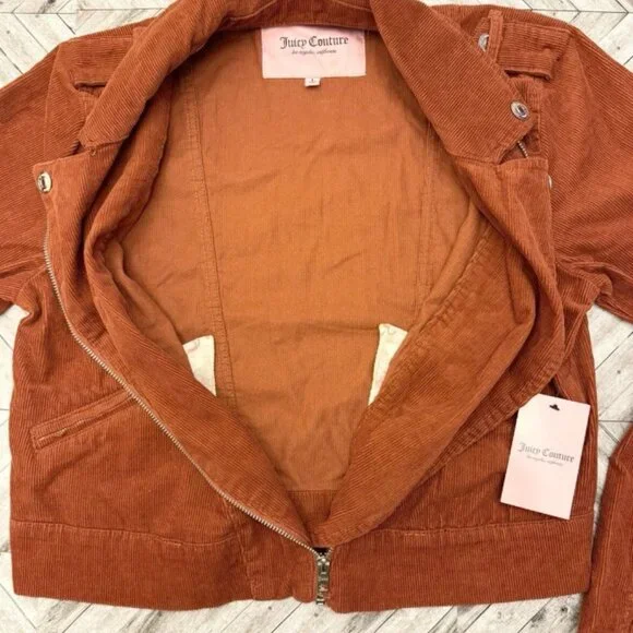 Juicy Couture Moto Jacket L NWT - Picture 4 of 9